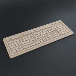 Vintage Beige Keyboard
