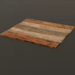 Single Wooden Plank