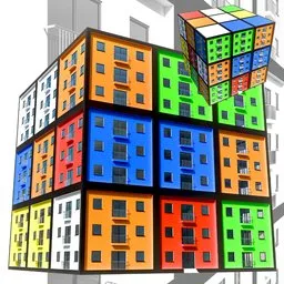 Rubik's residential block
