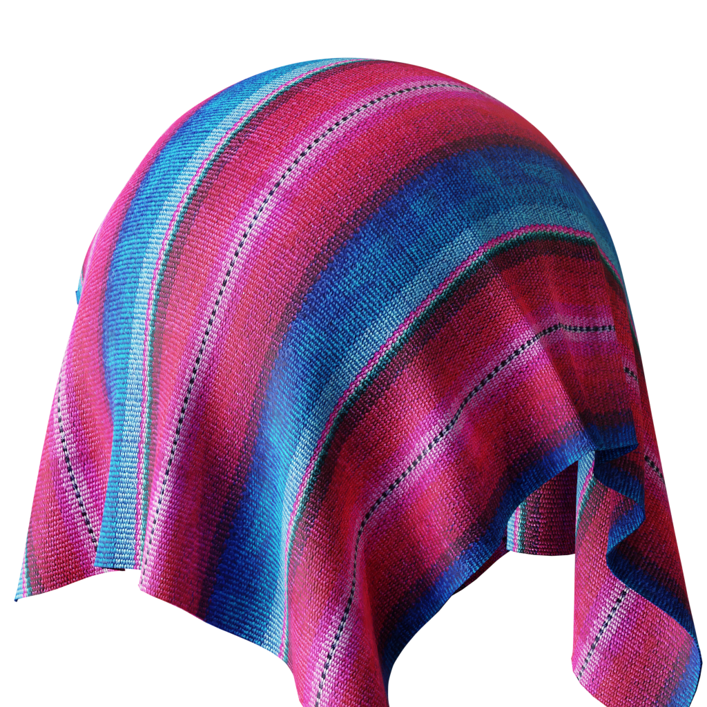 Zarape FREE fabric materials BlenderKit