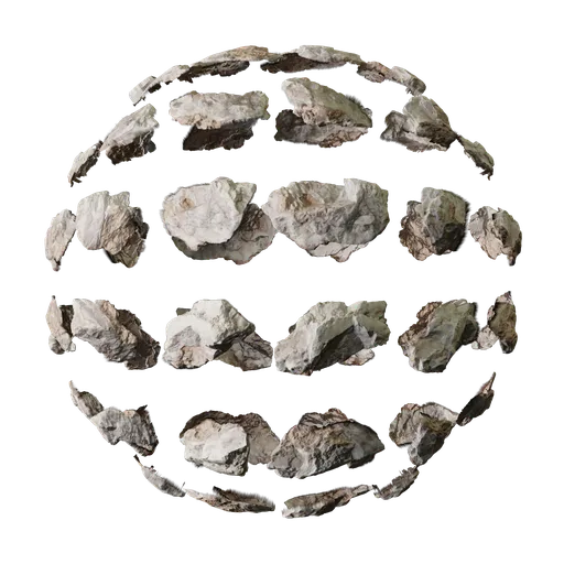 High-resolution Atlas Stone PBR material with detailed textures for 3D modeling and rendering in Blender.