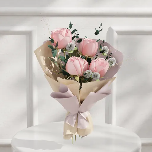Pink Tulip Bouquet