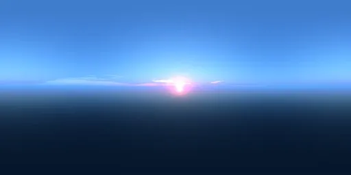 Intense blue sky