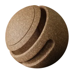 High-quality cork texture for seamless 3D modeling in Blender, ideal for photorealistic rendering and PBR applications.