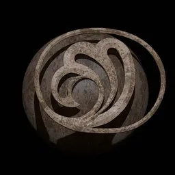 Rokviz Ancient ornament symbol brush