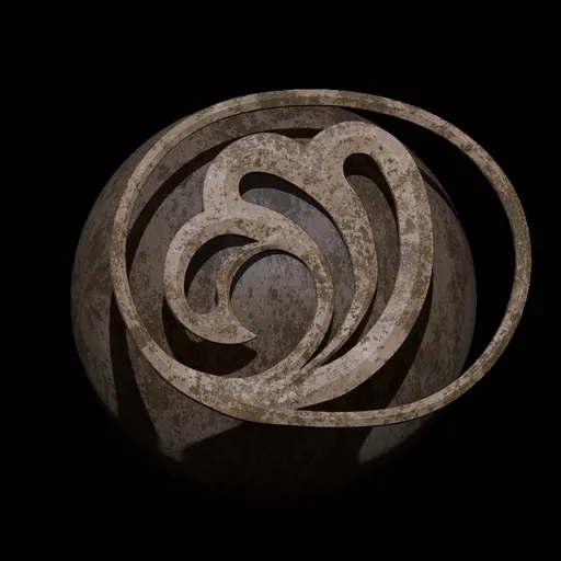 Rokviz Ancient ornament symbol brush