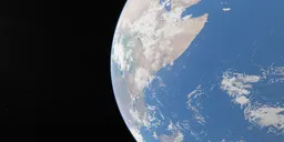 Earth Planet in Space