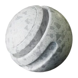 White Terrazzo Polished