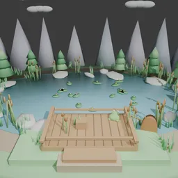 Low Poly Lake