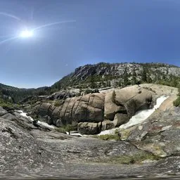 Blue Sky Sea Sunshine Mountain