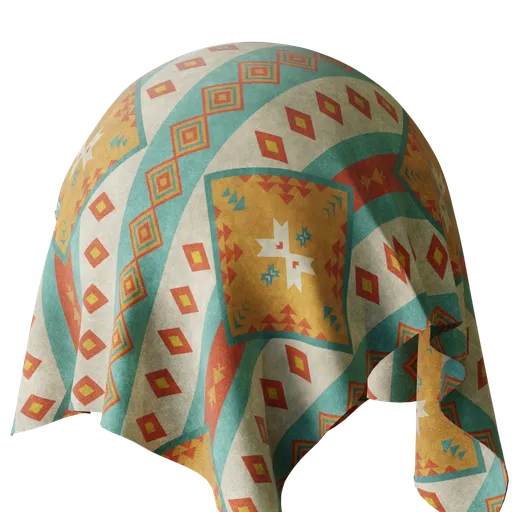 NativeAmerican Pattern Orange