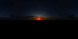 Cloudy sky with low sun