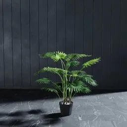 Artificial palm tree Livistona 100 cm