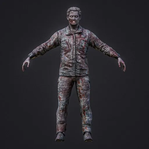 Zombie Rigged Game Ready