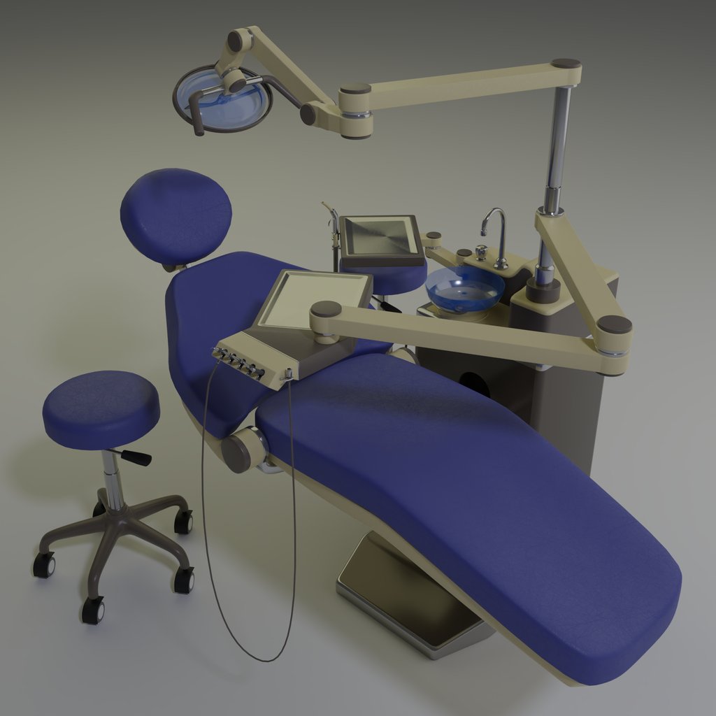 Compact Dental Set FREE Medical Equipment models BlenderKit