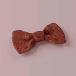 Patterned Silk Bow Tie