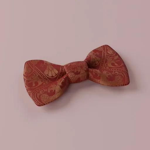 Patterned Silk Bow Tie