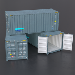 20ft Cargo Container(Blue grey)