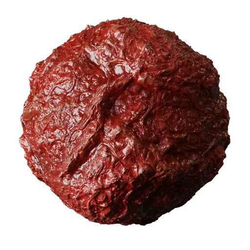 Seamless Alien Flesh Organic Horror