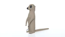 Low Poly Meerkat