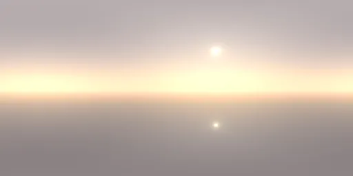 Bright foggy sky