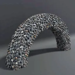 Stone Arch Dark Pebbles