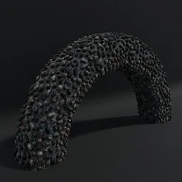 Stone Arch Dark Pebbles