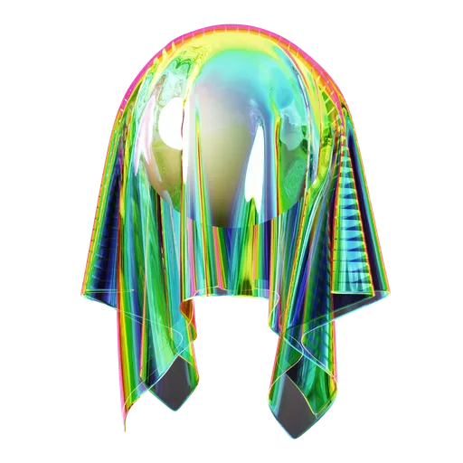 Procedural Iridescent Plastic