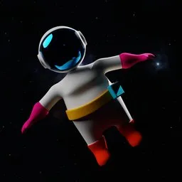Stylized Astronaut Character
