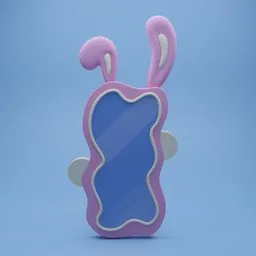 Stylized Bunny Mirror