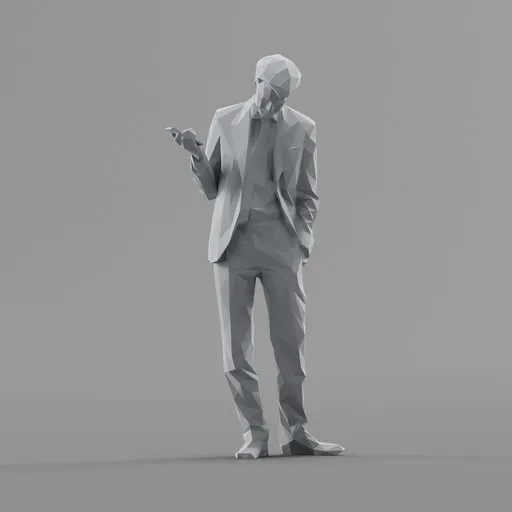 Lowpoly Male Standing