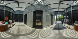 Elevator lobby during the day