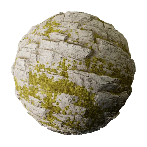 Rocks with moss