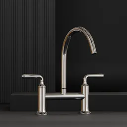 VAIA Chrome kitchen faucet