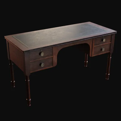 1920s Wooden Office Desk