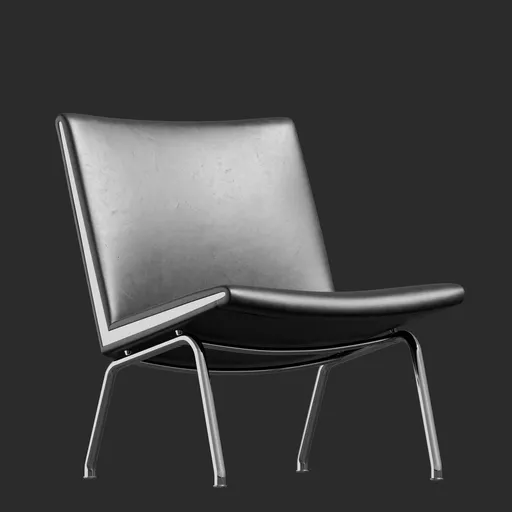CH401  Lounge Chair-Variant Black