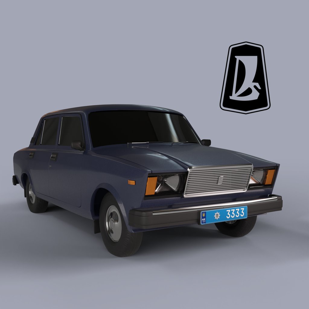 BlenderKit | Download The FREE VAZ 2107 Lada Model