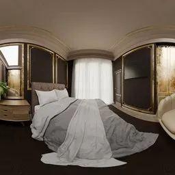 Black & Gold Luxury Bedroom