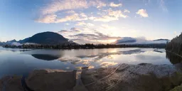 Cloudy Sunrise Sky over Nature