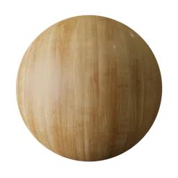 Seamless PBR texture for 3D modeling, showcasing realistic cherry wood with fine grain details.