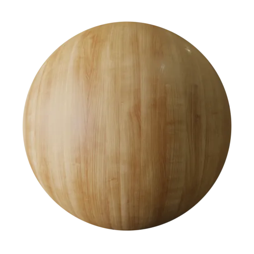 Seamless PBR texture for 3D modeling, showcasing realistic cherry wood with fine grain details.