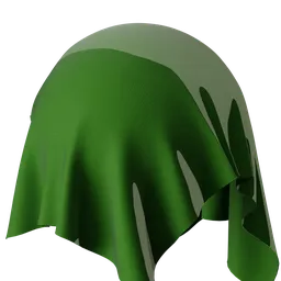 Glossy Green Fabric