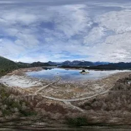 Lake Aerial Mountain Landscape
