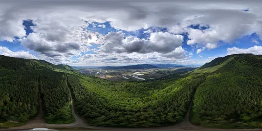 Cloudy Sky Landscape Day