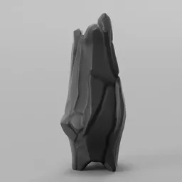 Stylized cliff vase