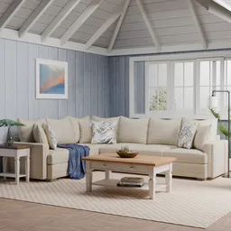 Coastal Living Room Interior