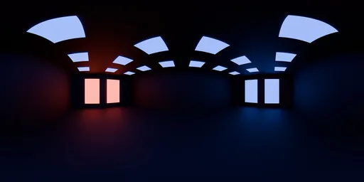Neon Dual Light Room