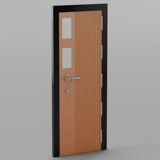 Wood Charming Home Door Glass