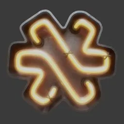Neon Symbol Asterisk