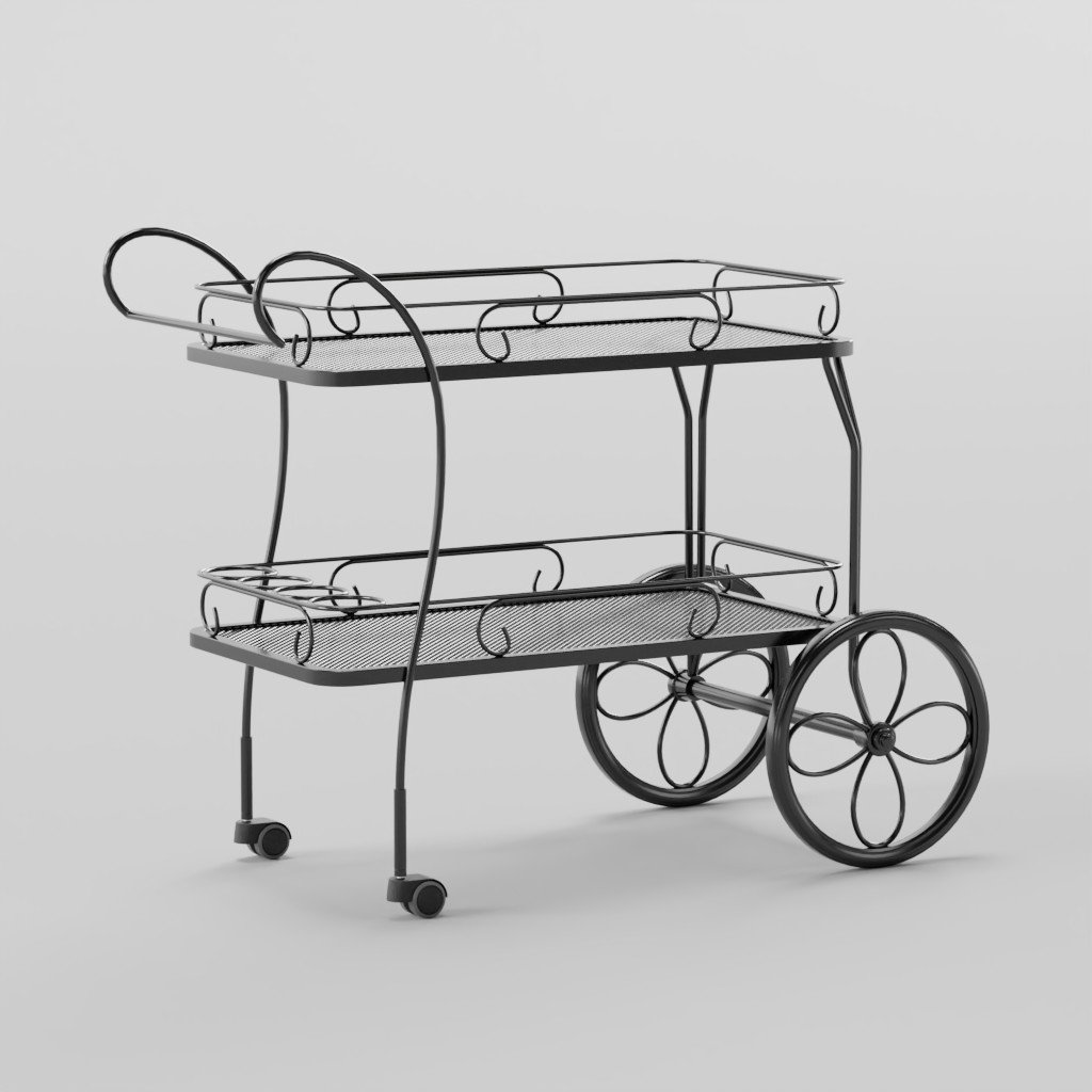 Patioliving serving cart empty FREE Kitchen Storage Spaces models